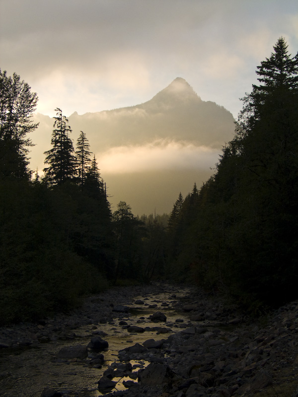 Stillaguamish River At Sunset